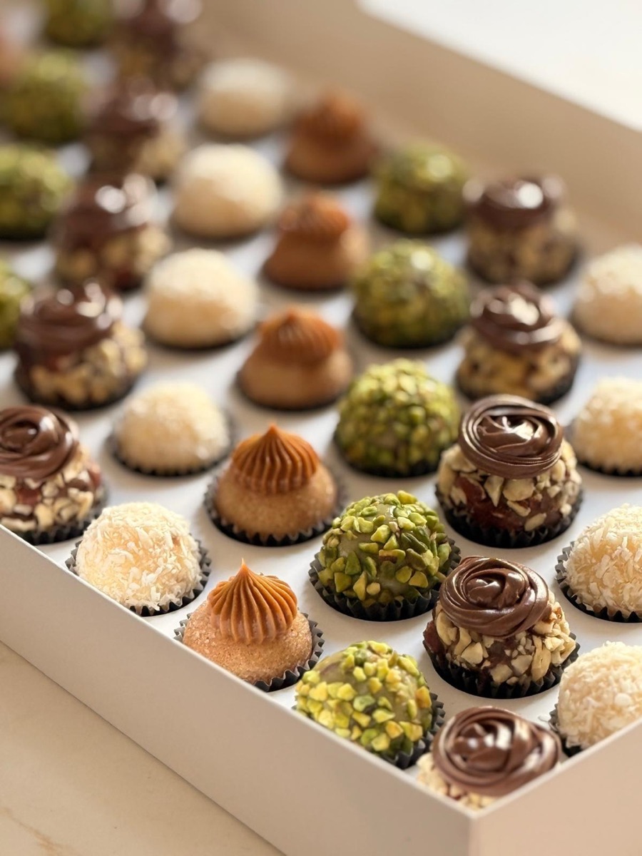 Brigadeiros close up
